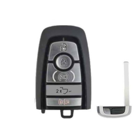 Keyless Factory KeylessFactory: Ford Smart Key COVER 5-Button / Hatch -Tailgate Shell SKS-FD-061